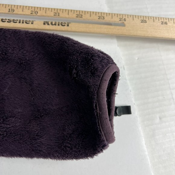 The North Face Fuzzy Fleece Osito Full Zip Jacket Womens Small Purple Mock Neck - Picture 11 of 16